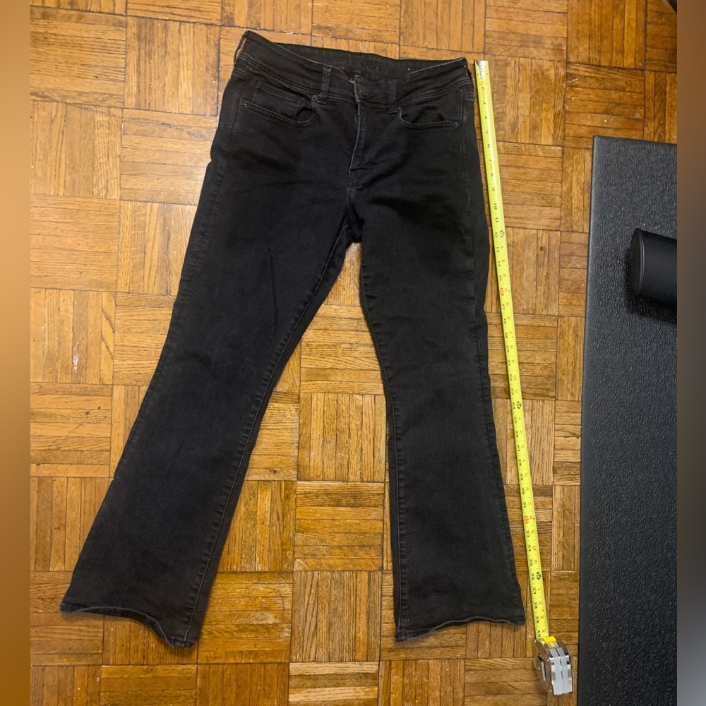 American Eagle Black Flair Jeans, 12